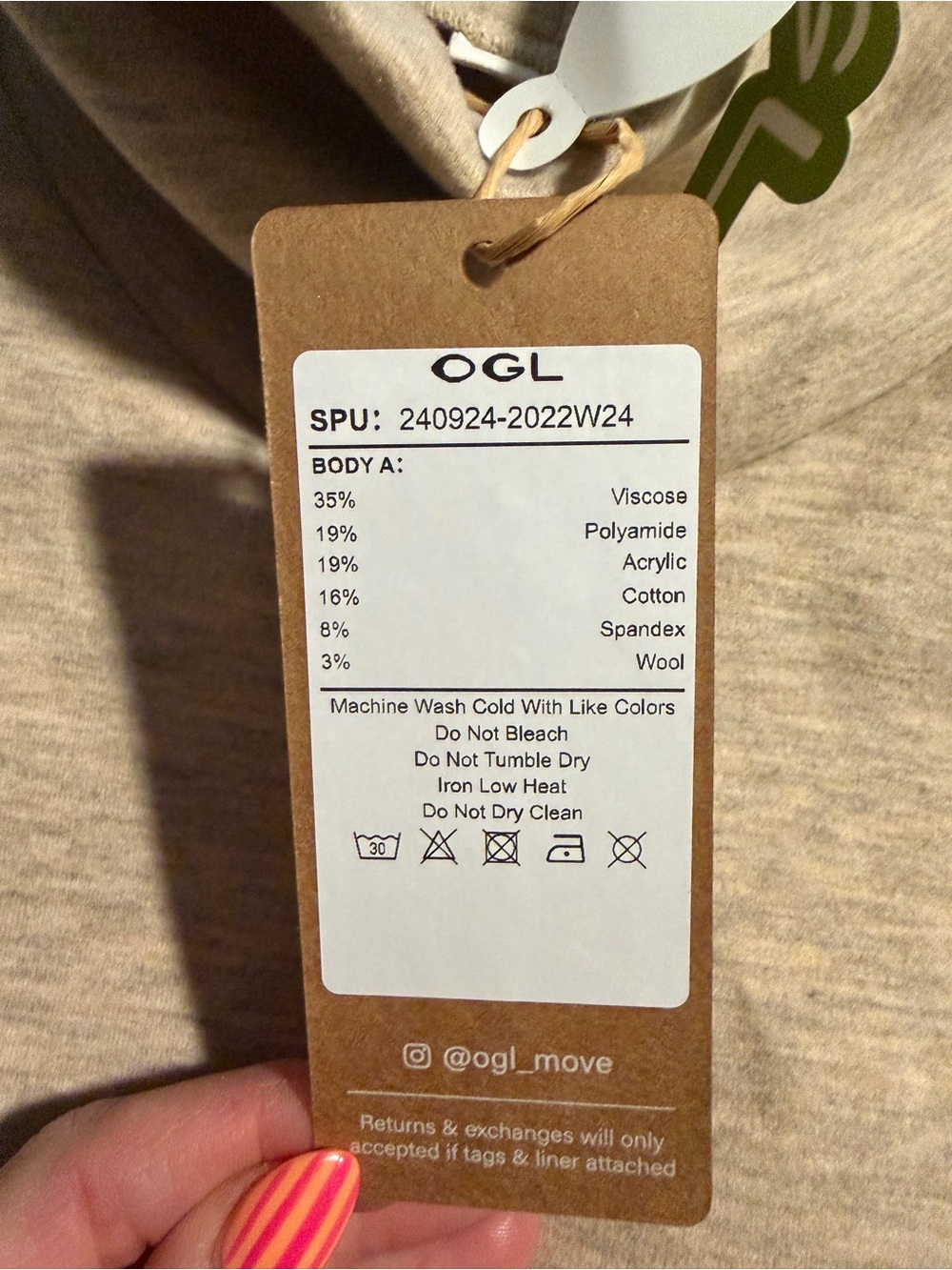 OGL Turtle Neck Split Hem Top - Picture 9 of 10